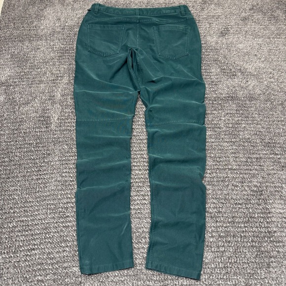 Lululemon Mens Pants Size 32 Green 5 Pocket Stretch Casual - Picture 3 of 9